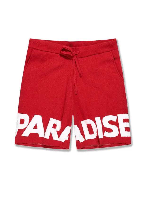 Jordan Craig Men - Paradise T-Shirt & Knit Shorts Set - Red - BLVD