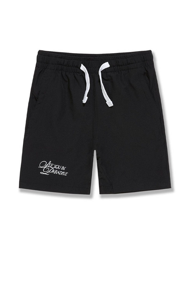Jordan Craig - Kids Oakland Mechanic S/S Shirt & Shorts Set - Black Jordan Craig