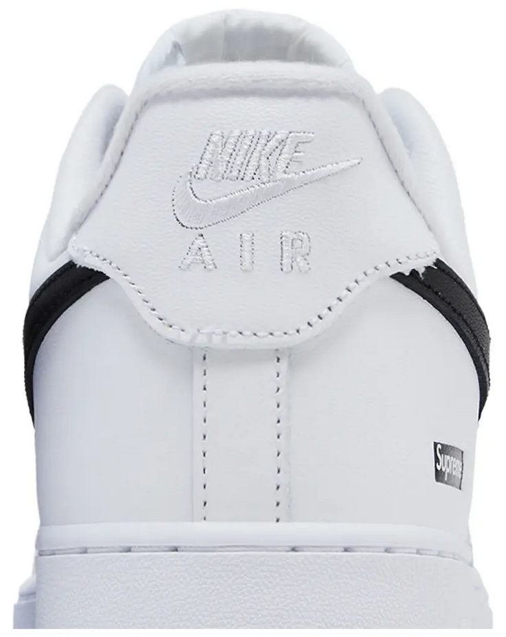Nike Supreme x Air Force 1 Low 'Box Logo - White Black Sneakers