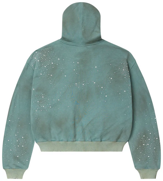 Vale Forever - Bank Zip Up Hoodie -  Dark Mint