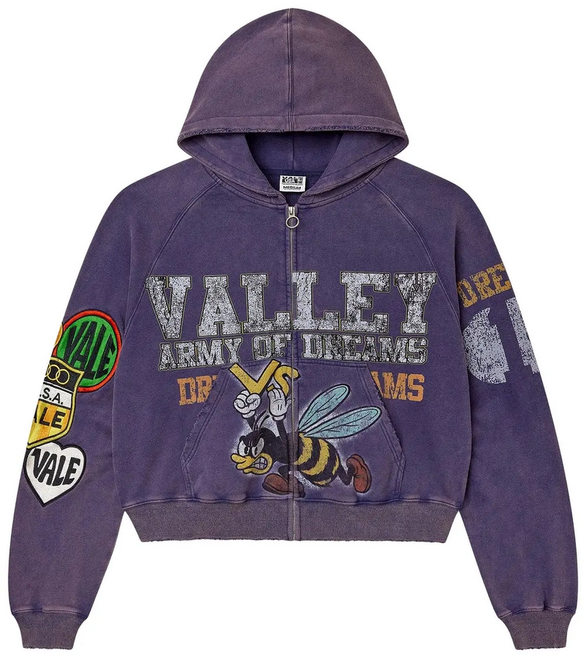 Vale Forever - Army Zip Up - Purple