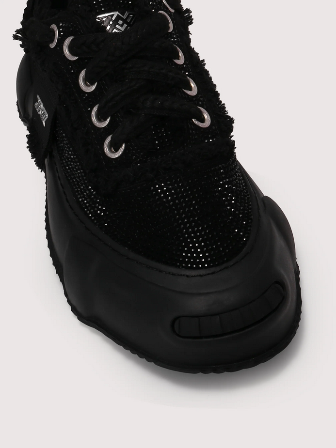 Javi - Elevate 2 Rhinestone Men Sneaker - Spark Black