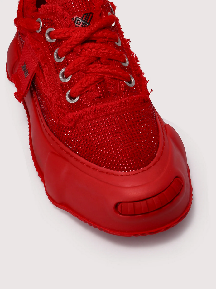 Javi - Elevate 2 Rhinestone Men Sneaker - Spark Red