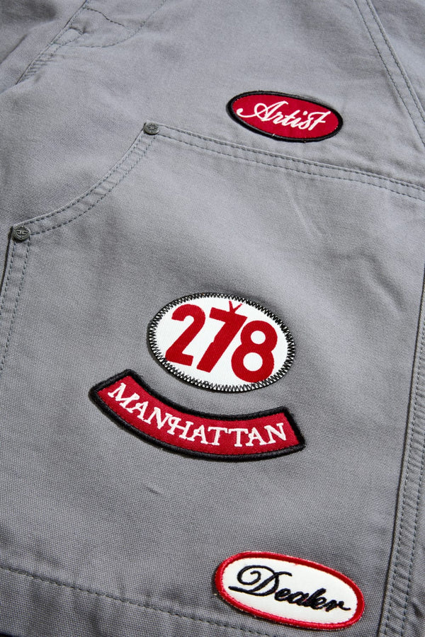 Jordan Craig - The Re-Up Mechanic Shirt & Short Set - Charcoal
