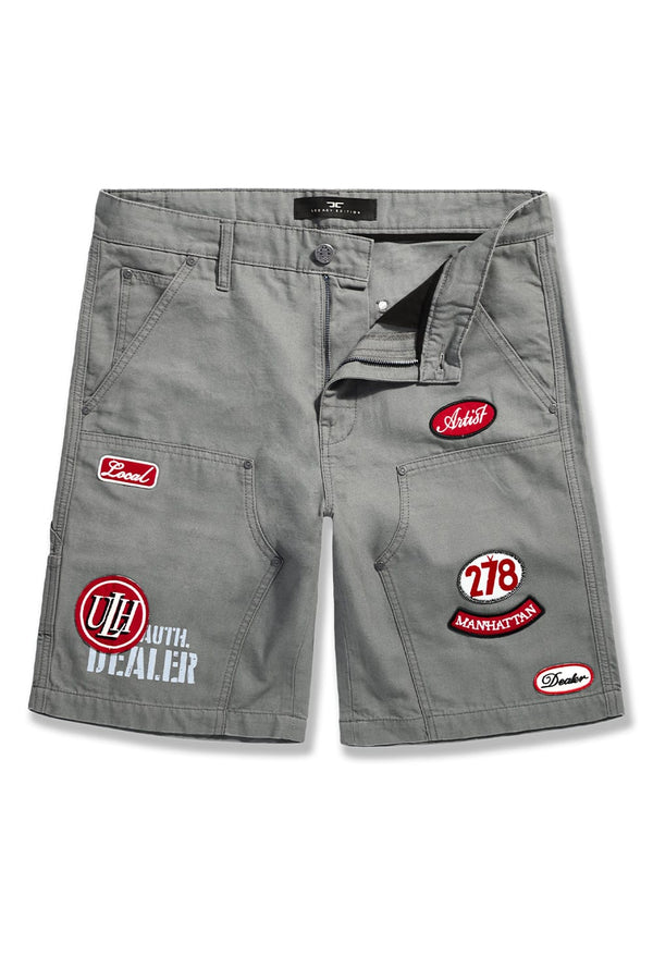 Jordan Craig - The Re-Up Mechanic Shirt & Short Set - Charcoal