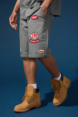 Jordan Craig - The Re-Up Mechanic Shirt & Short Set - Charcoal