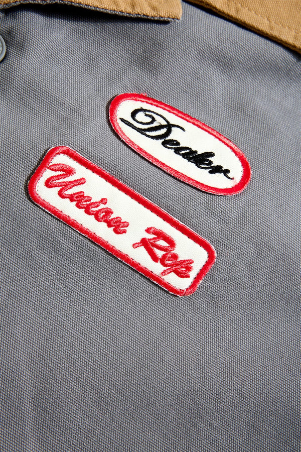 Jordan Craig - The Re-Up Mechanic Shirt & Short Set - Charcoal