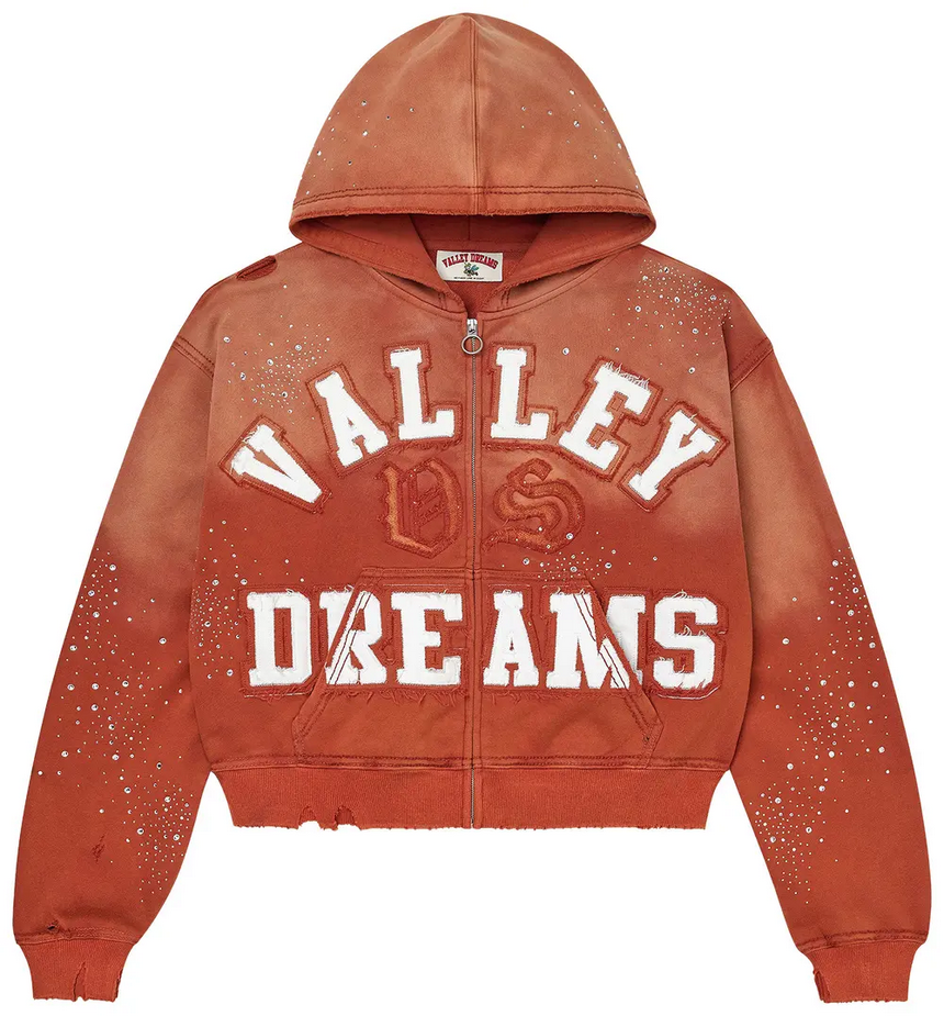Vale Forever - Classico Zip Up Hoodie - Orange