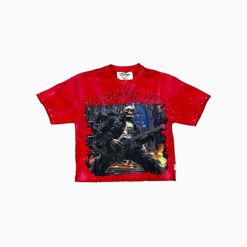 Bkys - Men's Rock My World F-Terry Cropped T-Shirt