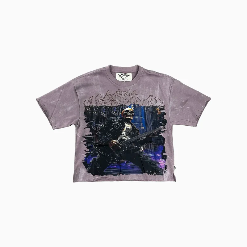 Bkys - Men's Rock My World F-Terry Cropped T-Shirt