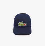 Men's Lacoste Unisex Adjustable Organic Cotton Twill Cap - Navy Blue 166