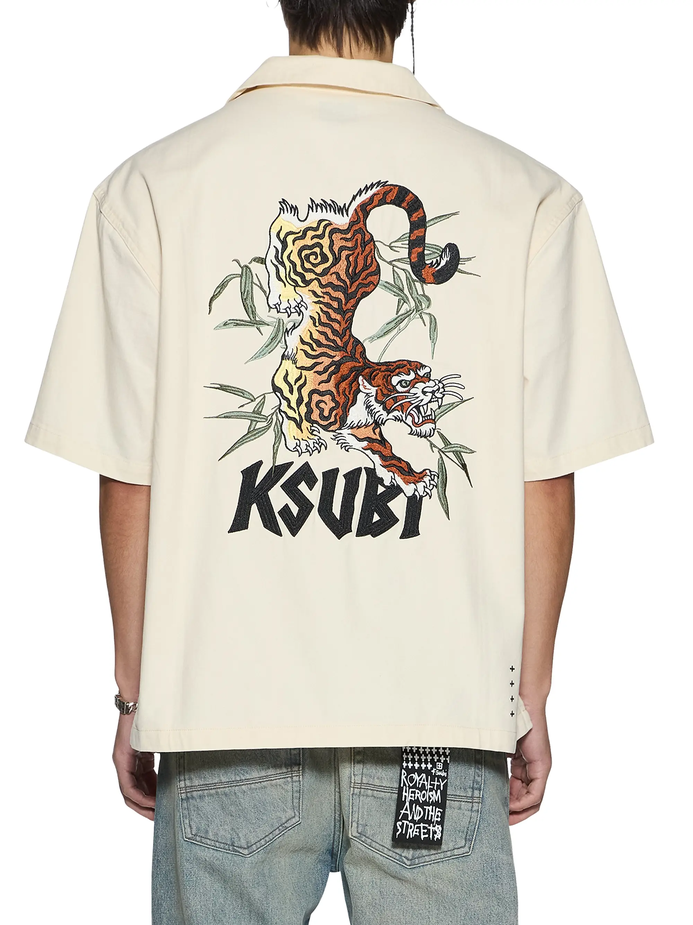Ksubi - Stay Up Diner Ss Shirt - Ecru
