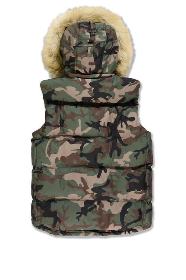 Jordan Craig - Yukon Fur Lined Puffer Vest - Vintage Camo