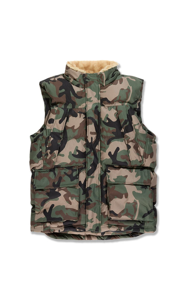 Jordan Craig - Yukon Fur Lined Puffer Vest - Vintage Camo