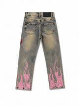 Fwrd - Kids Heart Breaker Jeans - Lt Tint