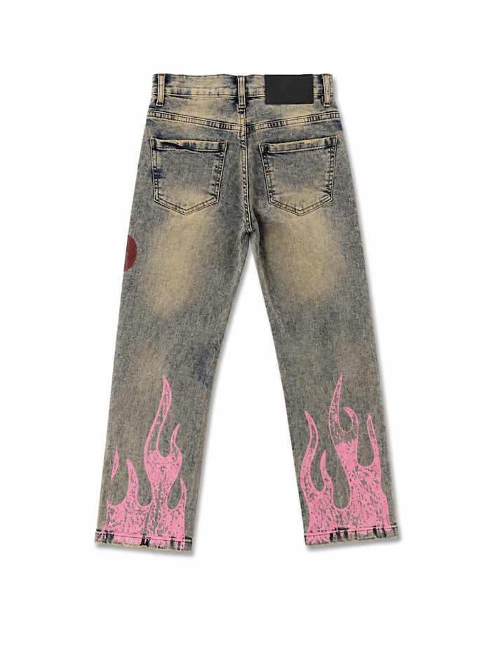 Fwrd - Kids Heart Breaker Jeans - Lt Tint