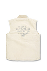 Jordan Craig - Local Dealer Duck Canvas Vest & Duck Canvas Carpenter Pants Set - Natural