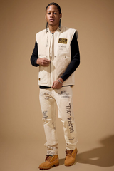 Jordan Craig - Local Dealer Duck Canvas Vest & Duck Canvas Carpenter Pants Set - Natural