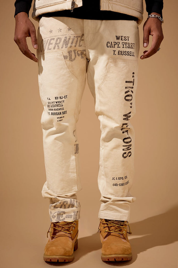 Jordan Craig - Local Dealer Duck Canvas Vest & Duck Canvas Carpenter Pants Set - Natural
