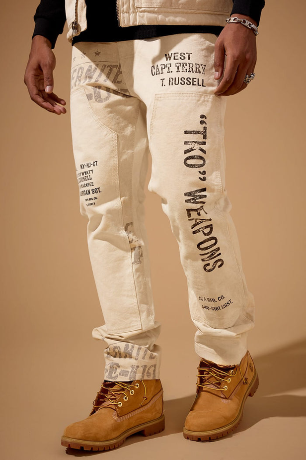 Jordan Craig - Local Dealer Duck Canvas Vest & Duck Canvas Carpenter Pants Set - Natural