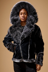 Jordan Craig - El Jefe Shearling Moto Jacket