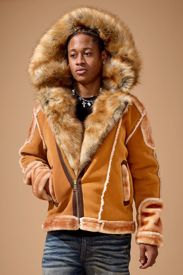 Jordan Craig - El Jefe Shearling Moto Jacket