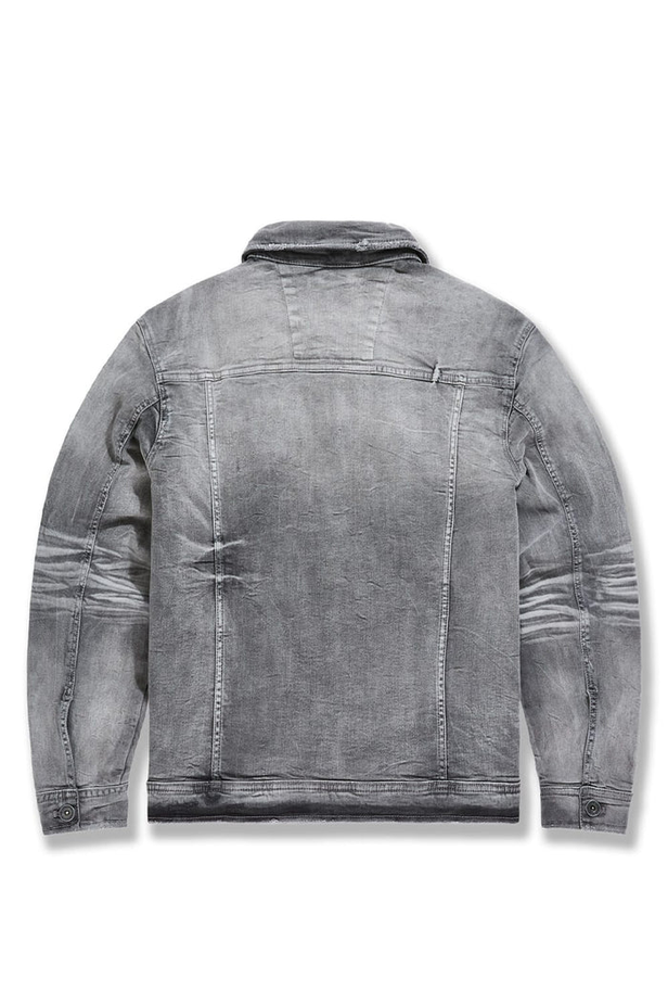 Jordan Craig - Foundry Denim Trucker Jacket - Smoked Grey