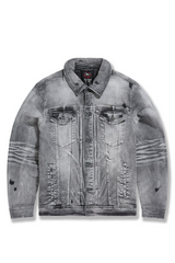 Jordan Craig - Foundry Denim Trucker Jacket - Smoked Grey