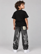 Fwrd - Kid's Dove Relaxed Jeans