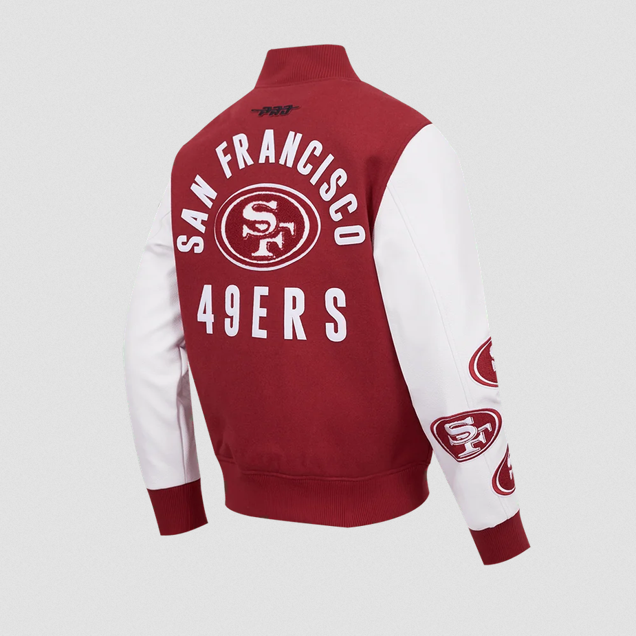 Pro Standard - NFL San Francisco 49ers All Pro Men's Varsity Jacket - Red/White