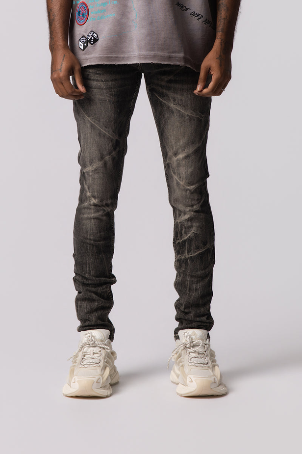 Serenede RAVAGE Jeans - Washed Charcoal Denim