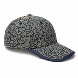 L/AB c/o Off-White™ - Curved Brim Off Jacquard Canvas Adjustable Cap