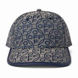 L/AB c/o Off-White™ - Curved Brim Off Jacquard Canvas Adjustable Cap
