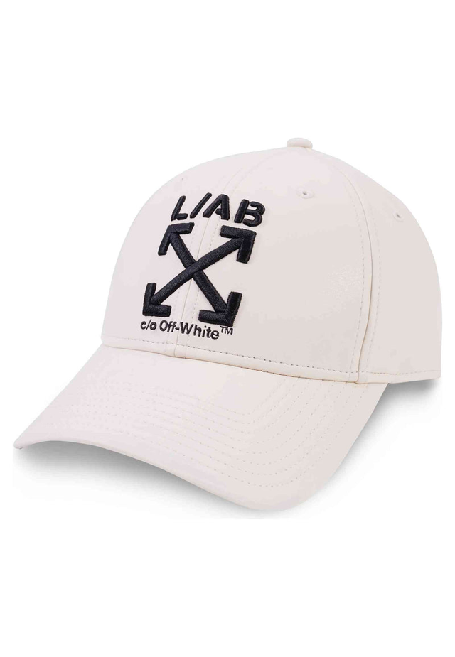 L/AB c/o Off-White™ - Faux Leather Clamp Arrows Strapback Hat