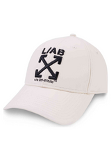 L/AB c/o Off-White™ - Faux Leather Clamp Arrows Strapback Hat