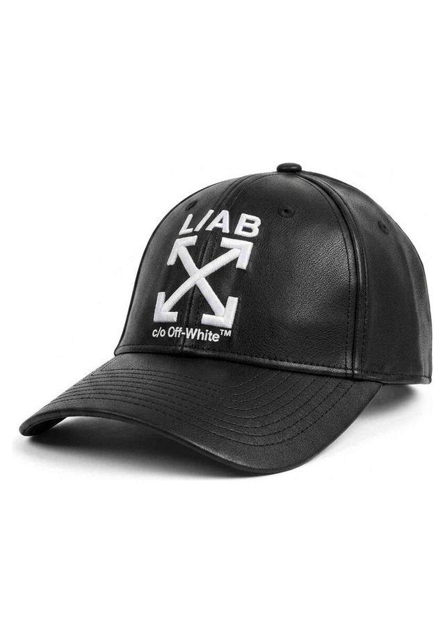 L/AB c/o Off-White™ - Faux Leather Clamp Arrows Strapback Hat