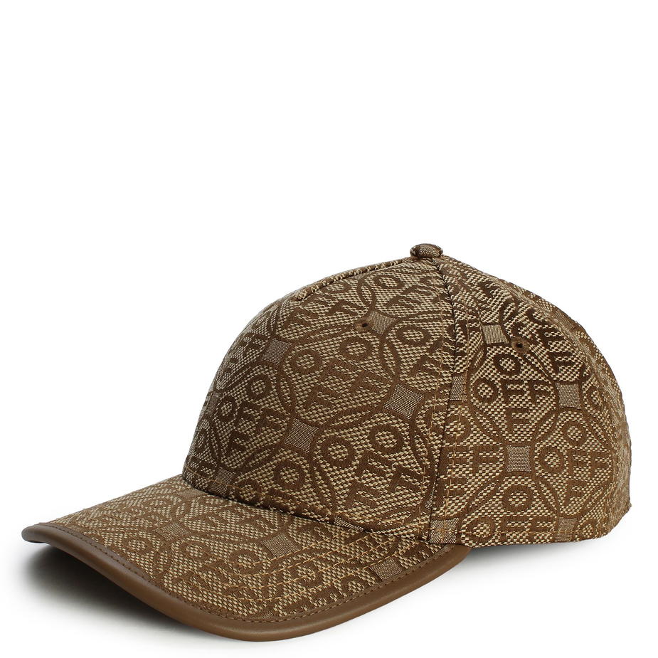 L/AB c/o Off-White™ - Curved Brim Off Jacquard Canvas Adjustable Cap