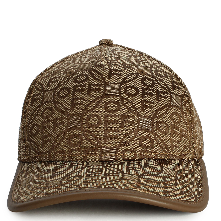L/AB c/o Off-White™ - Curved Brim Off Jacquard Canvas Adjustable Cap