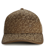 L/AB c/o Off-White™ - Curved Brim Off Jacquard Canvas Adjustable Cap