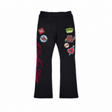 Roku - Men's Devotion ZIP Down Hoodie & Flare Sweatpants Set - Black