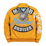 Pelle Pelle - American Bruiser Plush Jacket - Maize / Navy