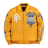Pelle Pelle - American Bruiser Plush Jacket - Maize / Navy