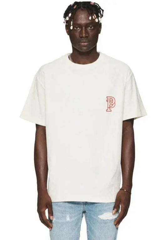 Purple Brand Glyph T-Shirt - Off White - P104-JGAW224 - BLVD