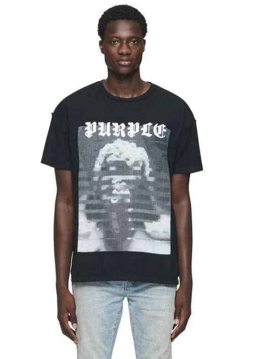 Purple Brand Mind Blown Tee - Black - P101-JMBB324 - BLVD
