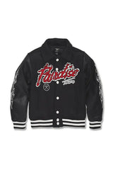 JC Kids Paradise Tour Varsity Jacket (Black) - BLVD