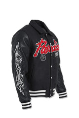 Jordan Craig Paradise Tour Varsity Men Jacket (Black) - BLVD