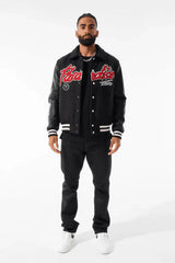 Jordan Craig Paradise Tour Varsity Men Jacket (Black) - BLVD