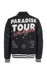 Jordan Craig Paradise Tour Varsity Men Jacket (Black) - BLVD