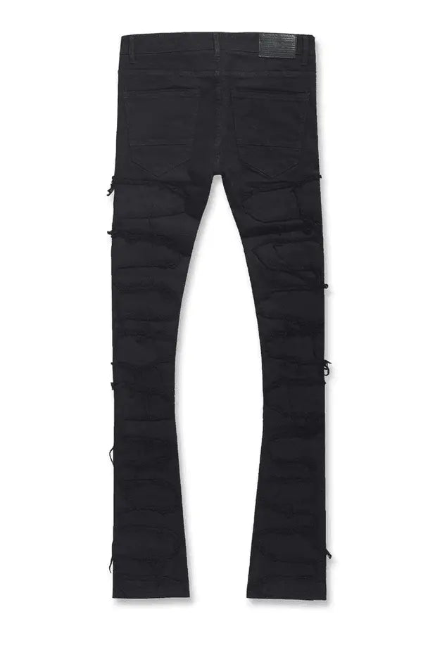 Jordan Craig Sean - Raw Edge Stacked Jean - Black - BLVD