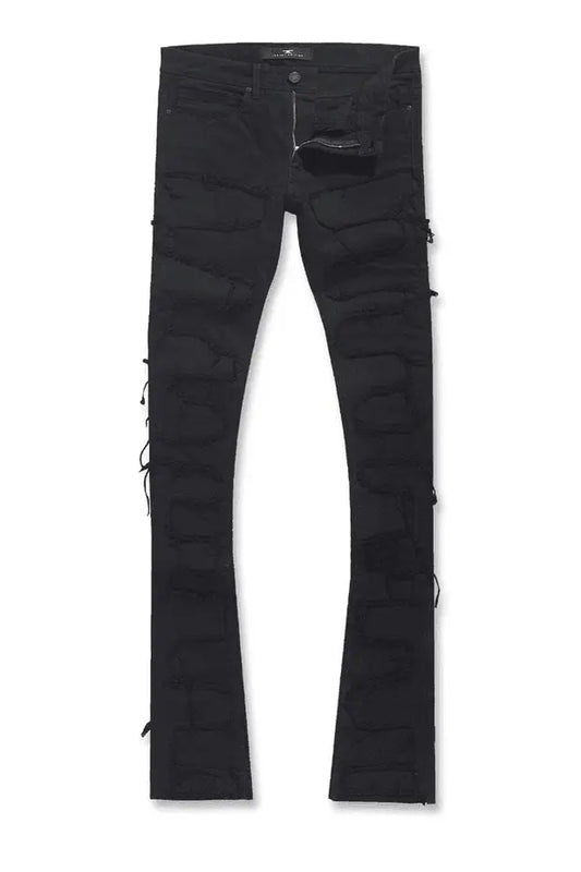 Jordan Craig Sean - Raw Edge Stacked Jean - Black - BLVD